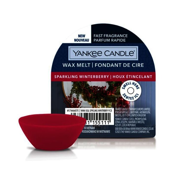 Yankee Candle Sparkling Winterberry Single Wax Melt